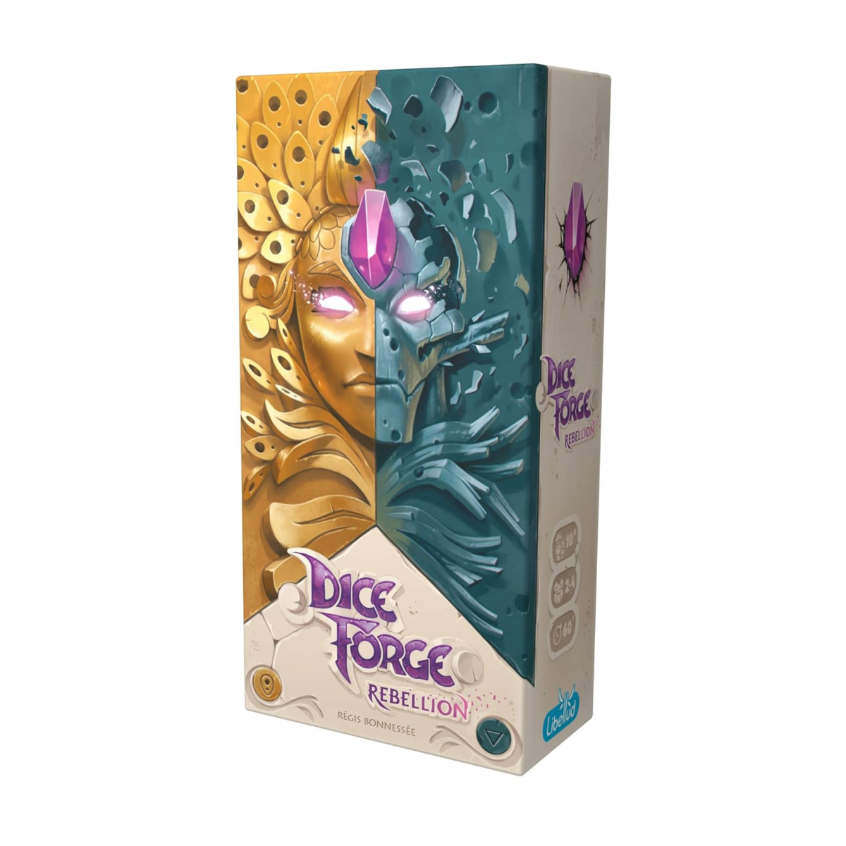 Asmodee Dice Forge Rebellion Expansion Board Game Strategy Family Game for Ages 10 and up for 2 to 4 Players Average Playtime 45 Minutes ASM-DIF02