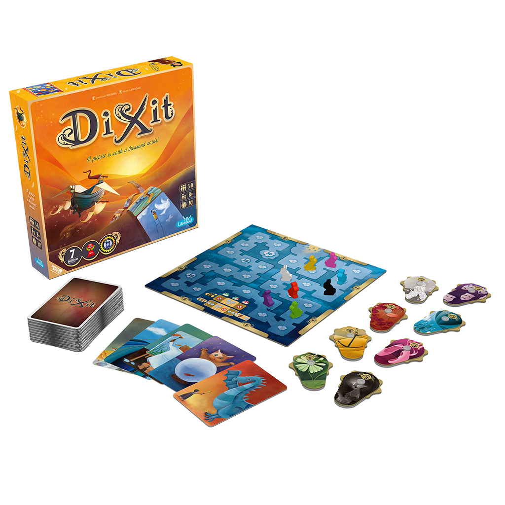 Asmodee Dixit Board Game Storytelling Party Game for Ages 8 and up for 3 to 6 Players Average Playtime 30 Minutes DIX01
