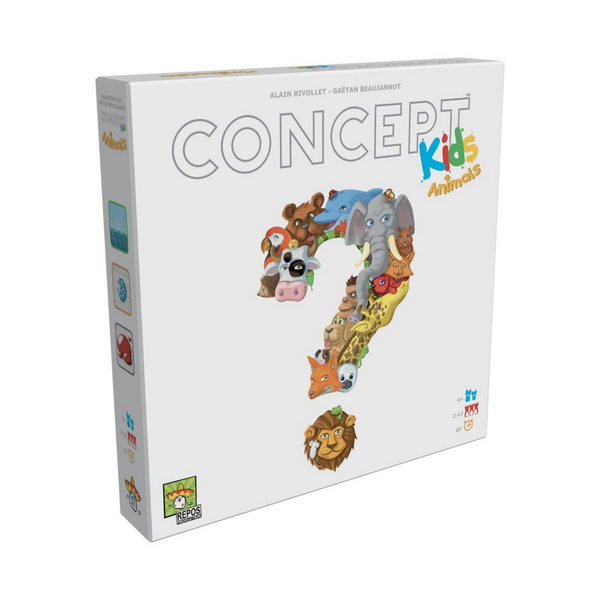Asmodee Concept Kids Board Game Cooperative Guessing Game for Kids and Family for Ages 4 and up for 2 to 12 Players Average Playtime 30 Minutes CONC02