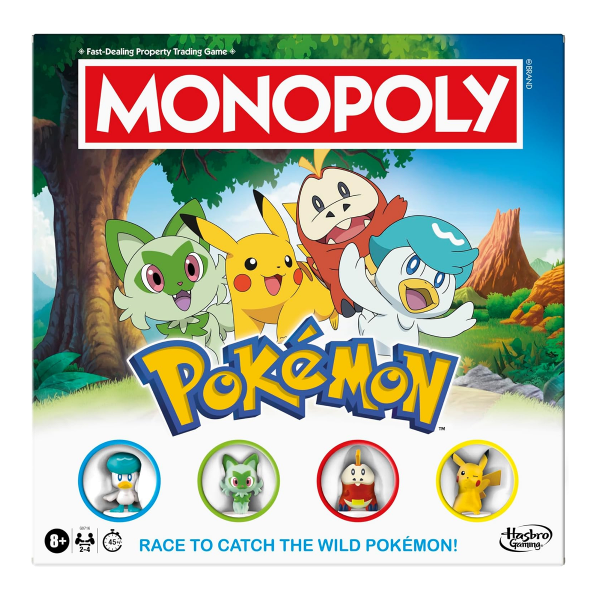 Hasbro Monopoly Pokemon Theme-based Board Game for Adults and Family for 2 to 6 Players Average Playtime 120 Minutes HSBG0716