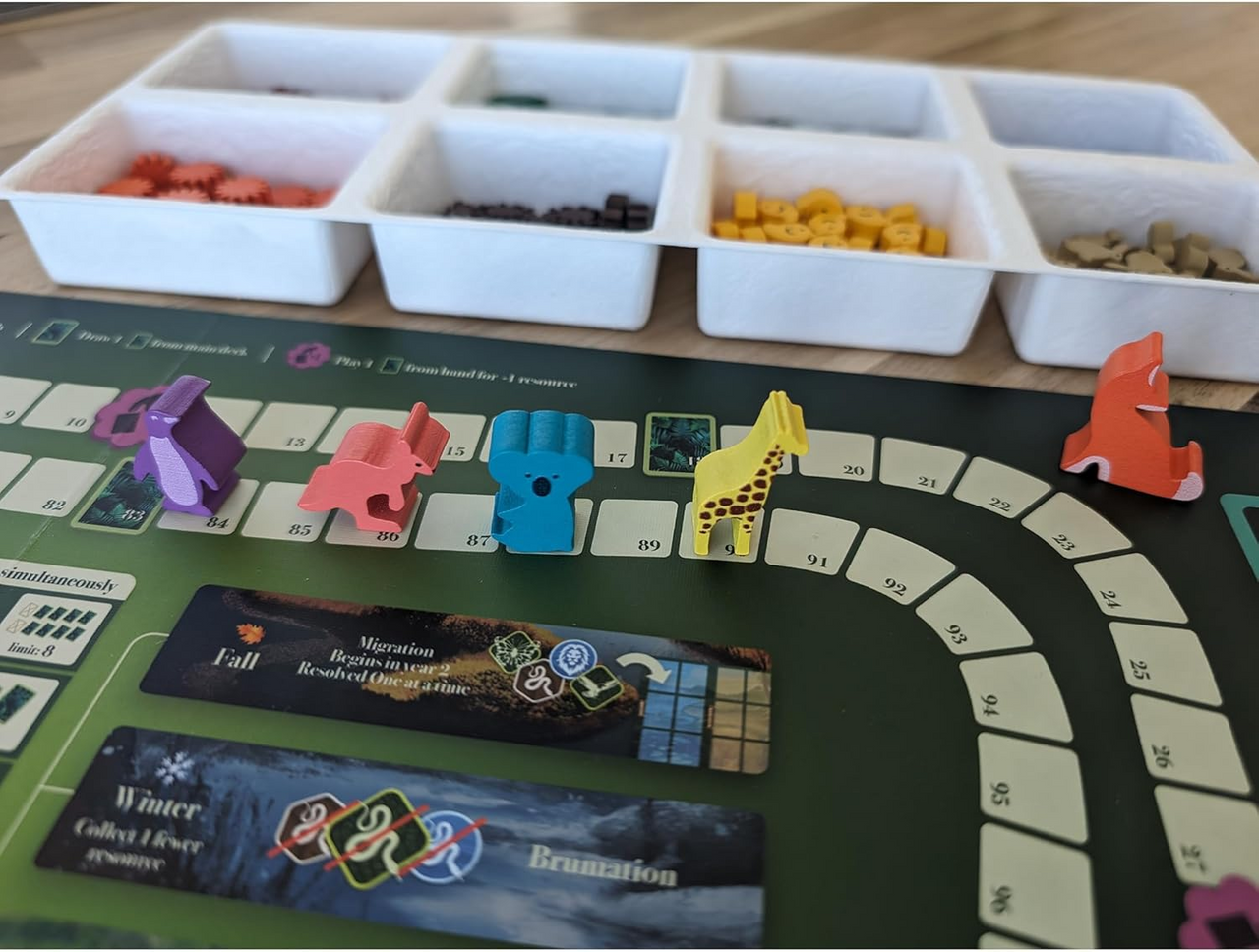 Lioness Games Biome Deluxe Edition Nature Themed Strategy Board Game for Adults and Family for 1 to 4 Players Average Playtime 60 to 120 Minutes LGB002EN