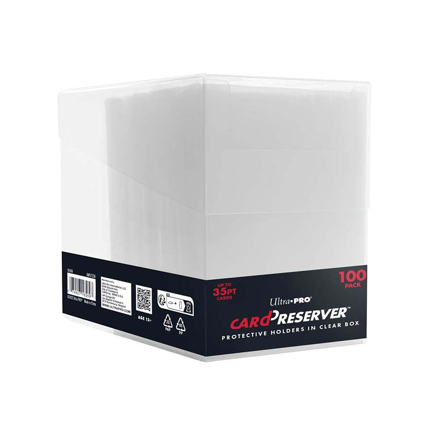 Ultra Pro Card Preserver Sleeves In Clear Box 100Ct UPI-16569