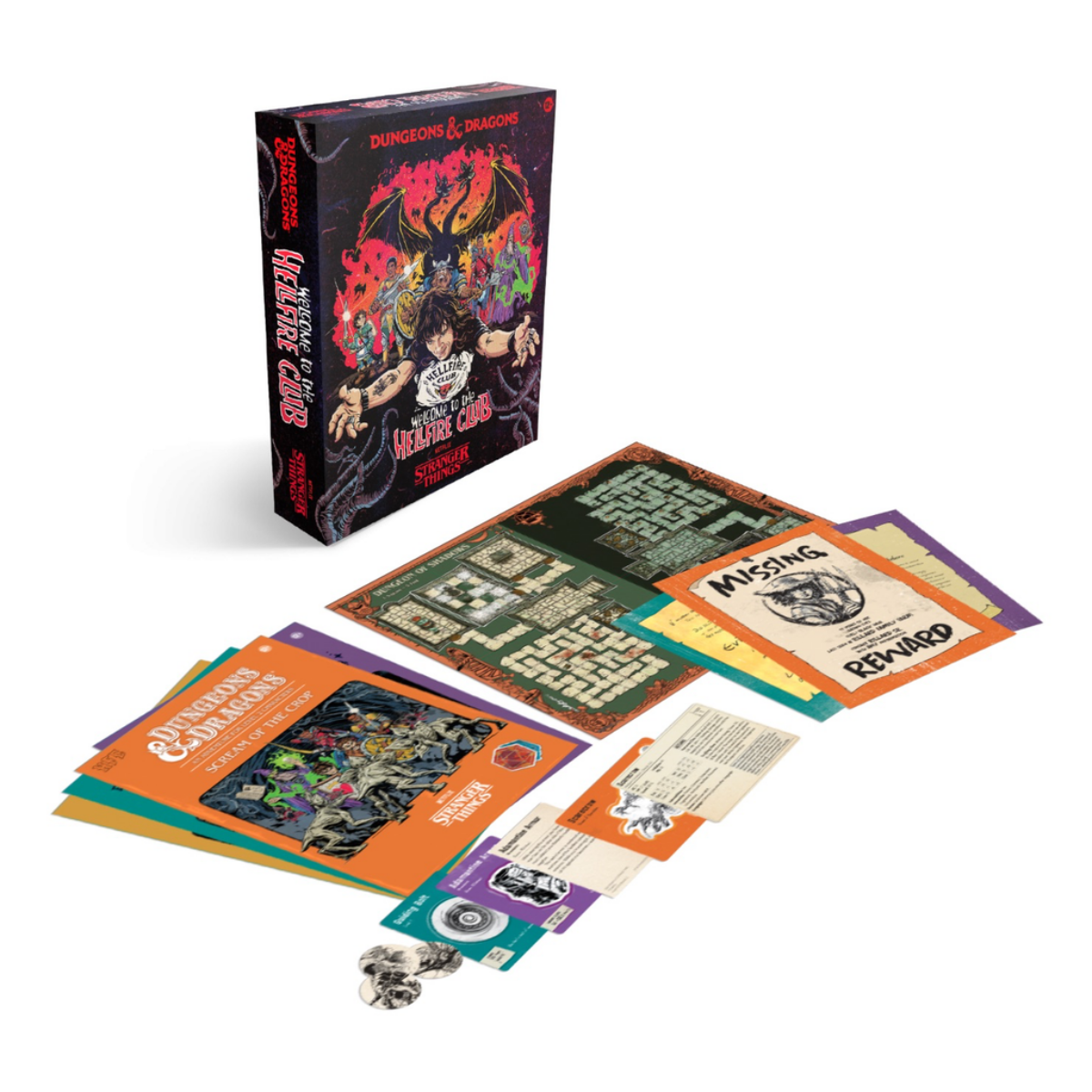 Dungeons & Dragons RPG Stranger Things Welcome to the Hellfire Club Box Set WOCD47040000
