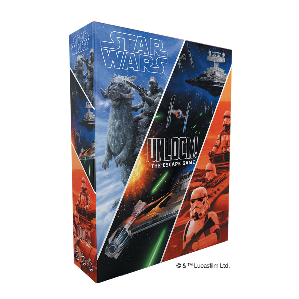 Asmodee Star Wars Unlock The Escape Game Card Game Escape Room Games for Adults and Kids for Ages 10 and up for 1 to 6 Players Average Playtime 60 Minutes SWU001