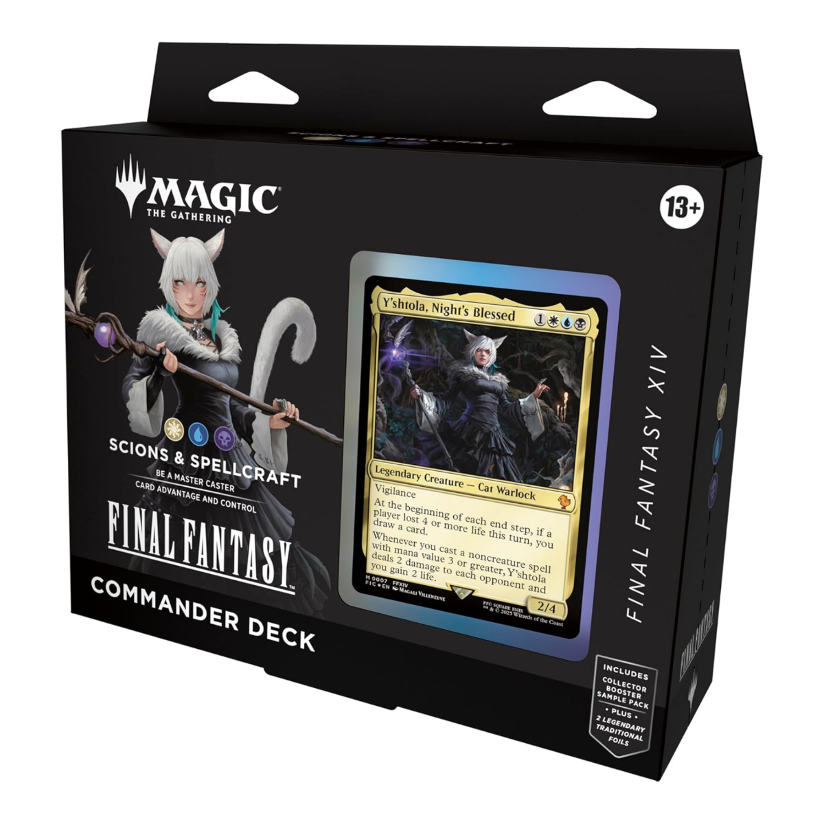 Magic the Gathering CCG Universes Beyond Final Fantasy Commander Deck Scions & SpellCraft MTG-FinalFantasy-CDC-B