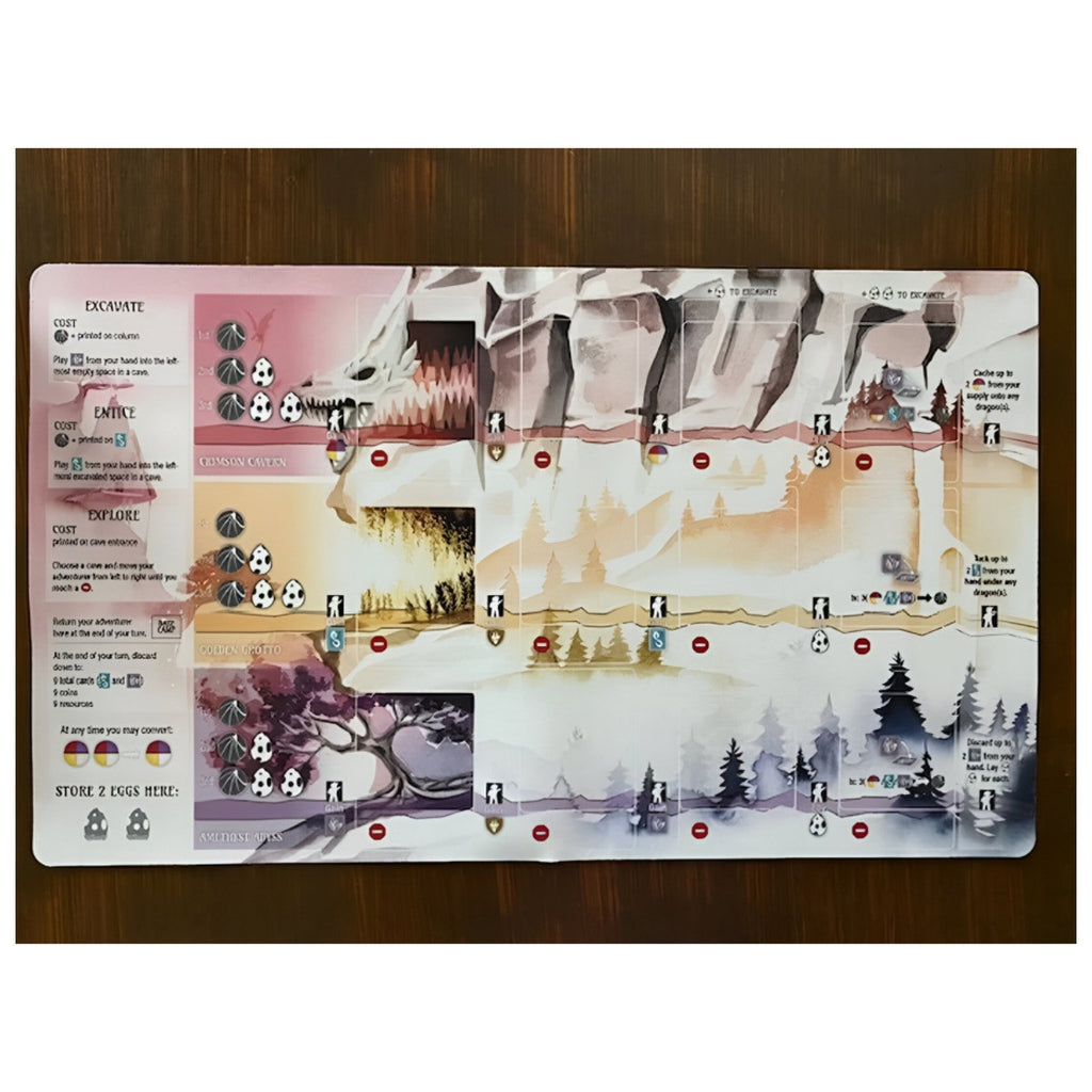Stonemaier Wyrmspan Playmat Natural Rubber Neoprene Like Surface Accessory for Wyrmspan STM852