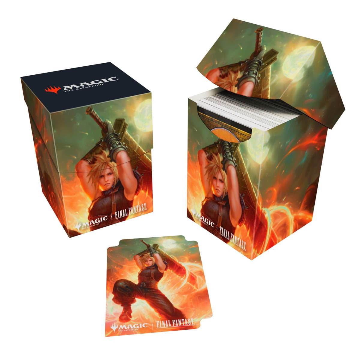 Ultra Pro Magic The Gathering CCG Final Fantasy Cloud Ex-Soldier 100+ Deck Box Commander UPR38714