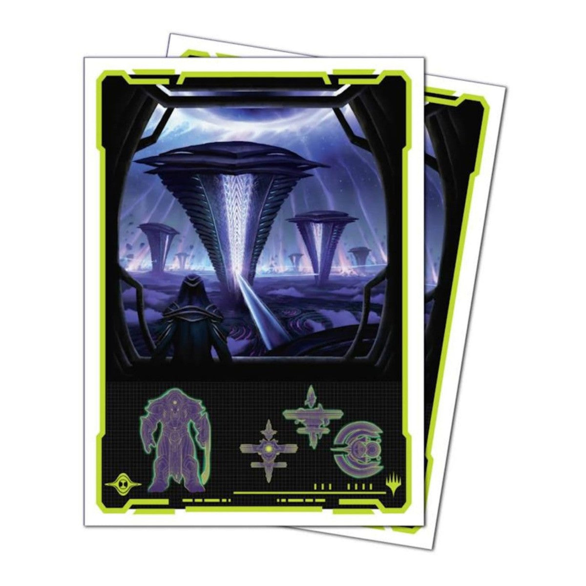 Ultra Pro Magic The Gathering CCG Edge of Eternities 105ct Apex Deck Protector sleeves Susur Secundi, Void Altar UPI38858