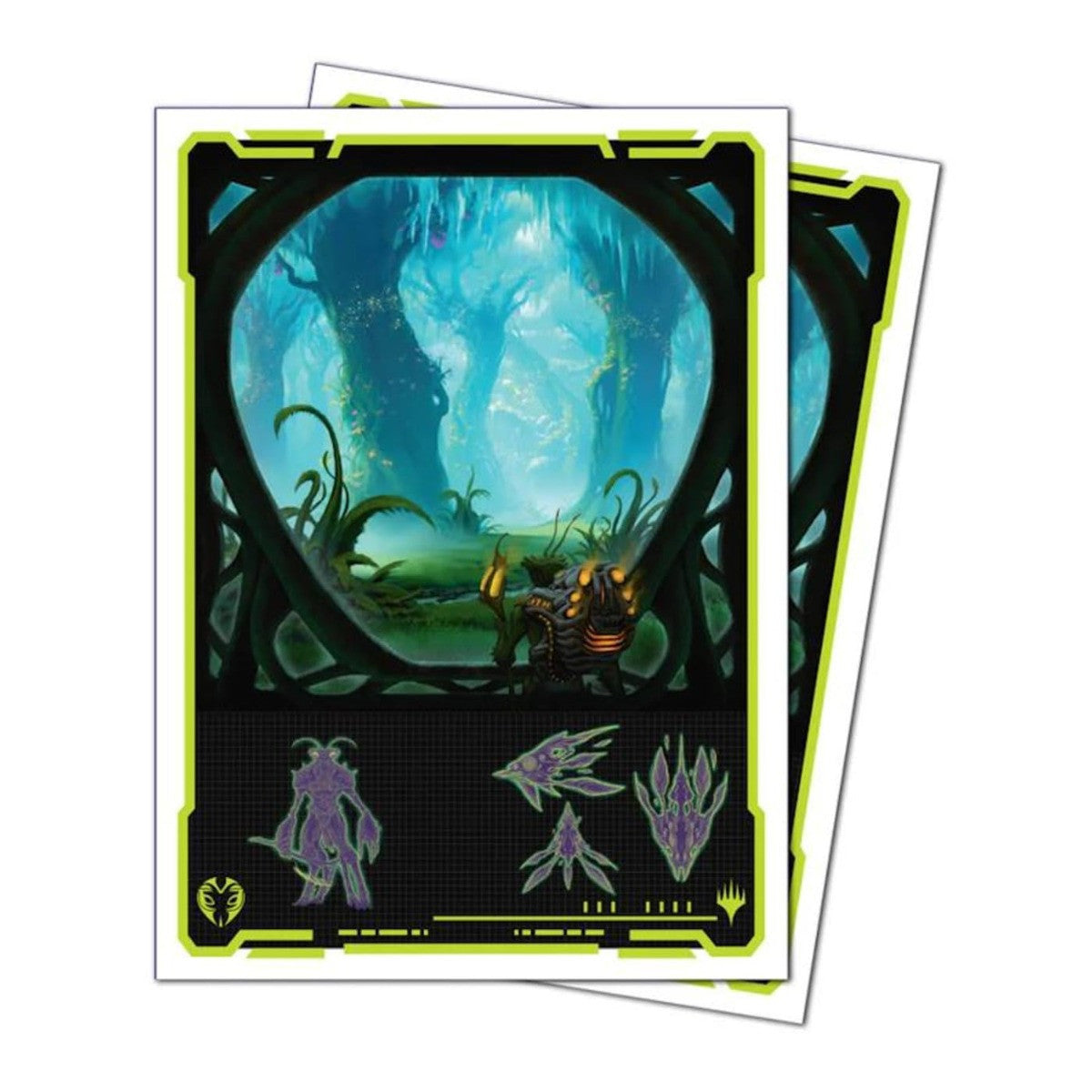 Ultra Pro Magic The Gathering CCG Edge of Eternities 105ct Apex Deck Protector sleeves Evendo, Waking Haven UPI38860