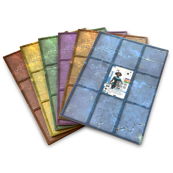 Stonemaier Vantage Playmat Pack Dual Layered Cardboard Player Mats Accessory for Vantage Board Game STM954