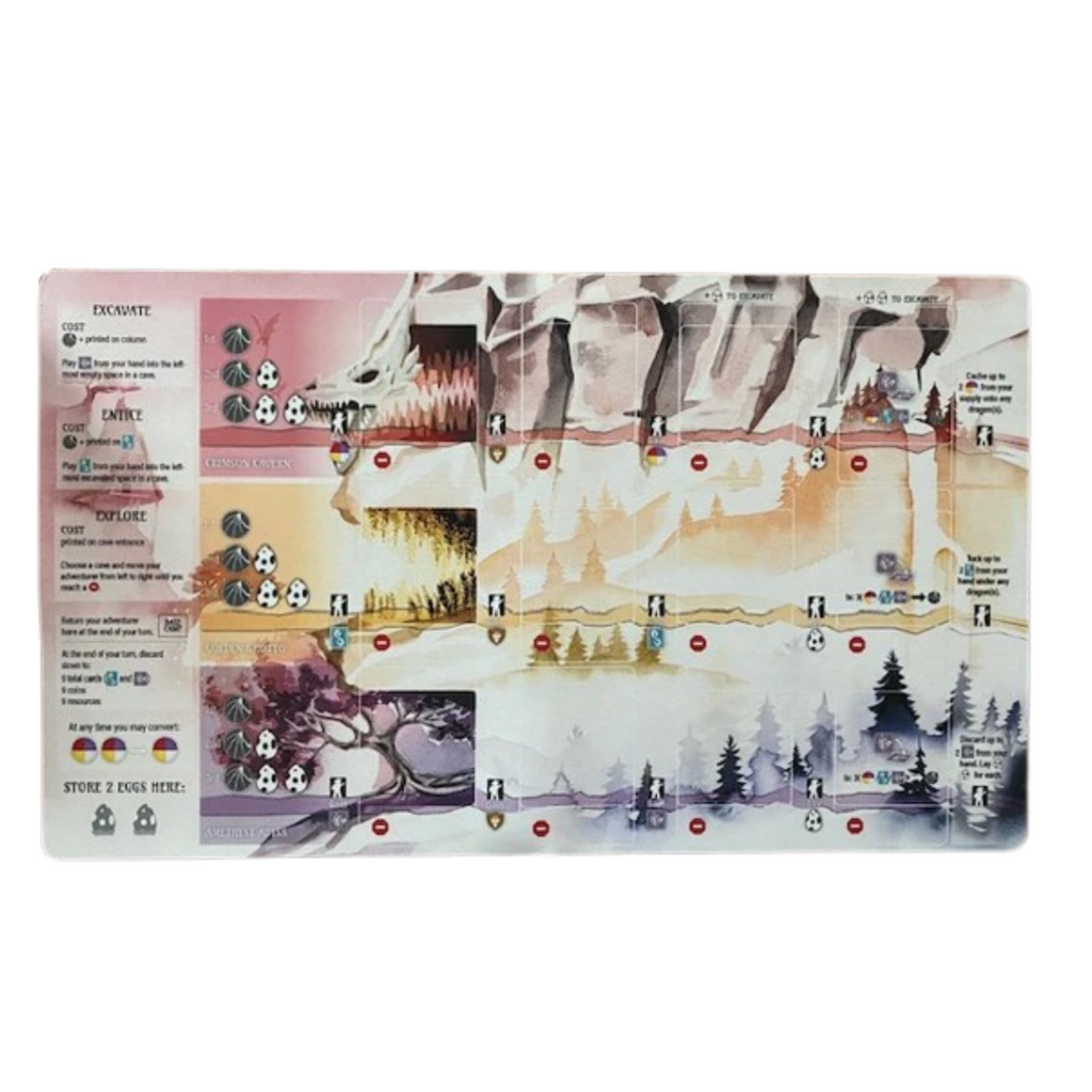 Stonemaier Wyrmspan Playmat Natural Rubber Neoprene Like Surface Accessory for Wyrmspan STM852