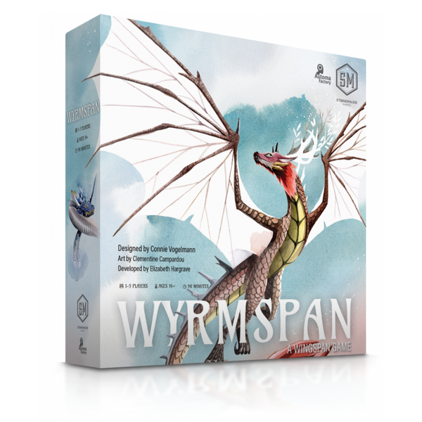Stonemaier Wyrmspan Board Game Dragon Sanctuary Engine Building Base Game for Adults and Family for Ages 14 Plus for 1 to 5 Players Average Playtime 90 Minutes STM850