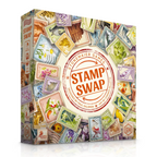 Stonemaier Stamp Swap Board Game Draft and Showcase a Beautiful Stamp Collection Base Game for Adults and Family for 1 to 5 Players Average Playtime 20 to 60 Minutes STM175