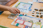 Stonemaier Stamp Swap Board Game Draft and Showcase a Beautiful Stamp Collection Base Game for Adults and Family for 1 to 5 Players Average Playtime 20 to 60 Minutes STM175