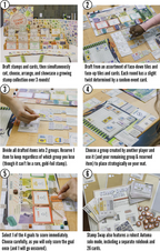 Stonemaier Stamp Swap Board Game Draft and Showcase a Beautiful Stamp Collection Base Game for Adults and Family for 1 to 5 Players Average Playtime 20 to 60 Minutes STM175
