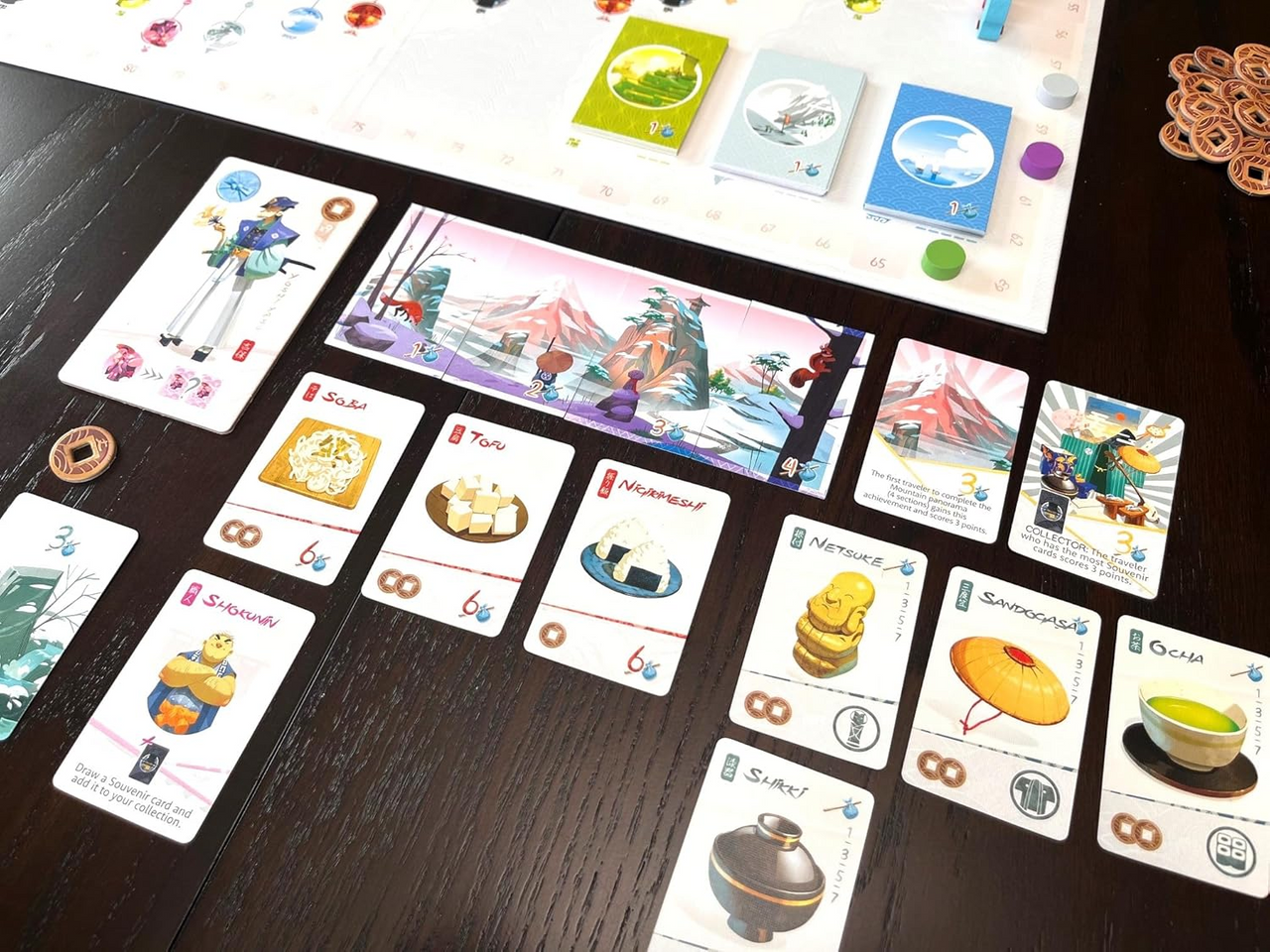 Stonemaier Tokaido Board Game Traveler Journey Set Collection Strategic Movement Base Game for Adults and Family for Ages 8 Plus for 1 to 5 Players Average Playtime 45 Minutes STM275