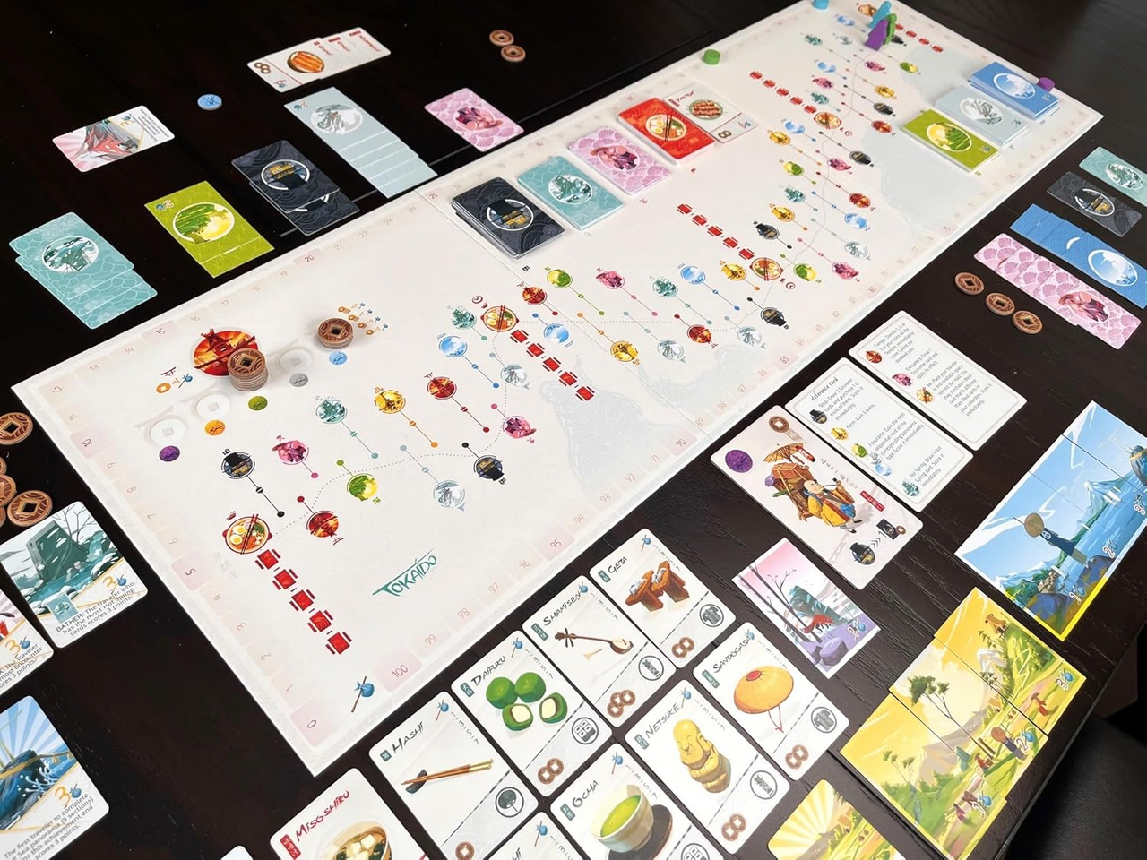 Stonemaier Tokaido Board Game Traveler Journey Set Collection Strategic Movement Base Game for Adults and Family for Ages 8 Plus for 1 to 5 Players Average Playtime 45 Minutes STM275