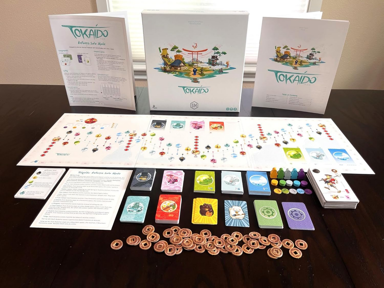 Stonemaier Tokaido Board Game Traveler Journey Set Collection Strategic Movement Base Game for Adults and Family for Ages 8 Plus for 1 to 5 Players Average Playtime 45 Minutes STM275