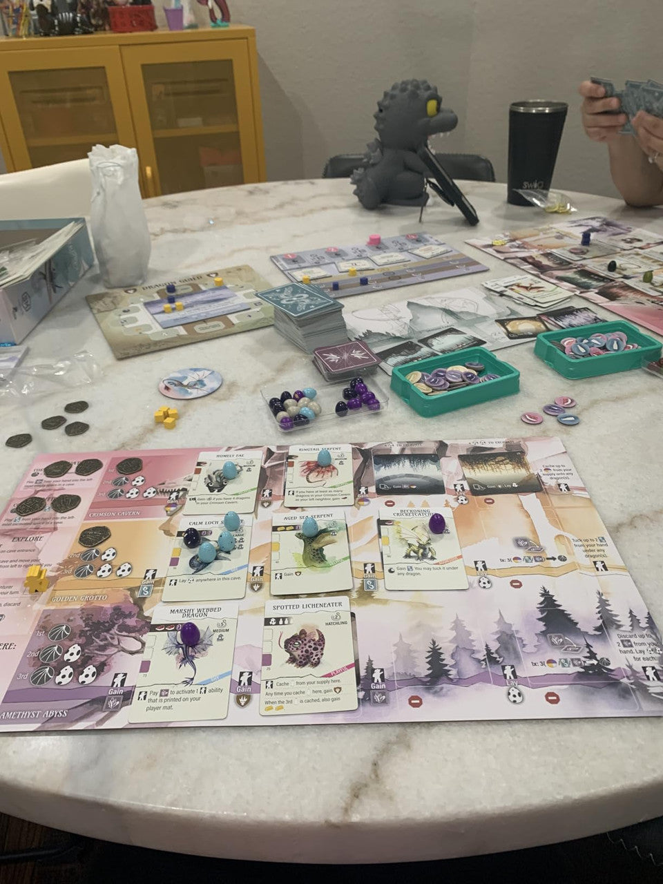 Stonemaier Wyrmspan Board Game with Folded Space Insert Kit for Efficient Setup and Organized Storage STM850K2