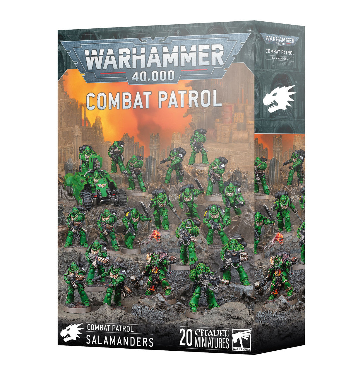 Games Workshop Warhammer 40K Salamanders Combat Patrol Plastic Box 73-552