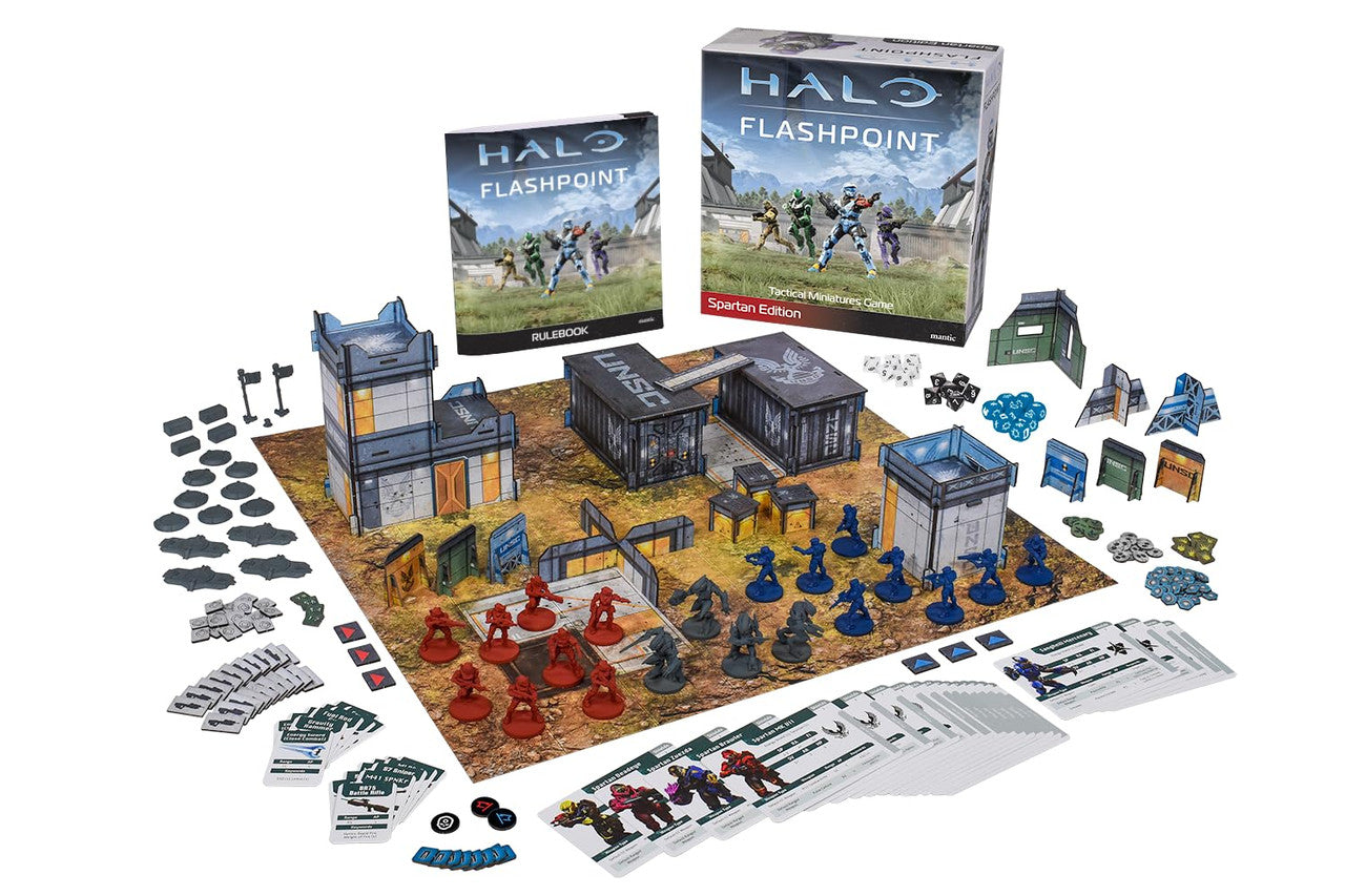 Mantic Games Halo Flashpoint The Tactical Miniatures Game Spartan Edition Starter Set MGCHA102