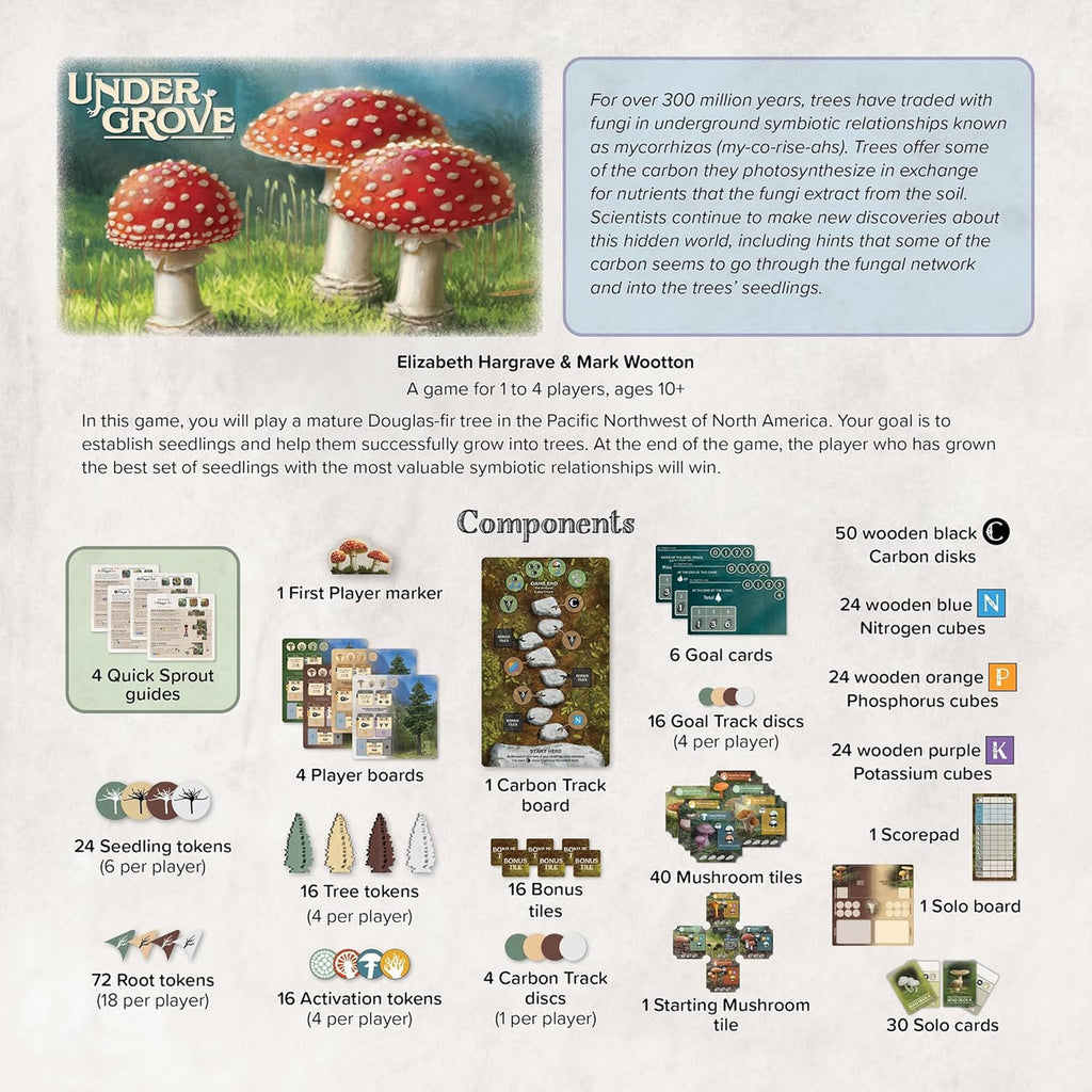 Undergrove Tile Placement And Pick-Up And Deliver Board Game AEG1038