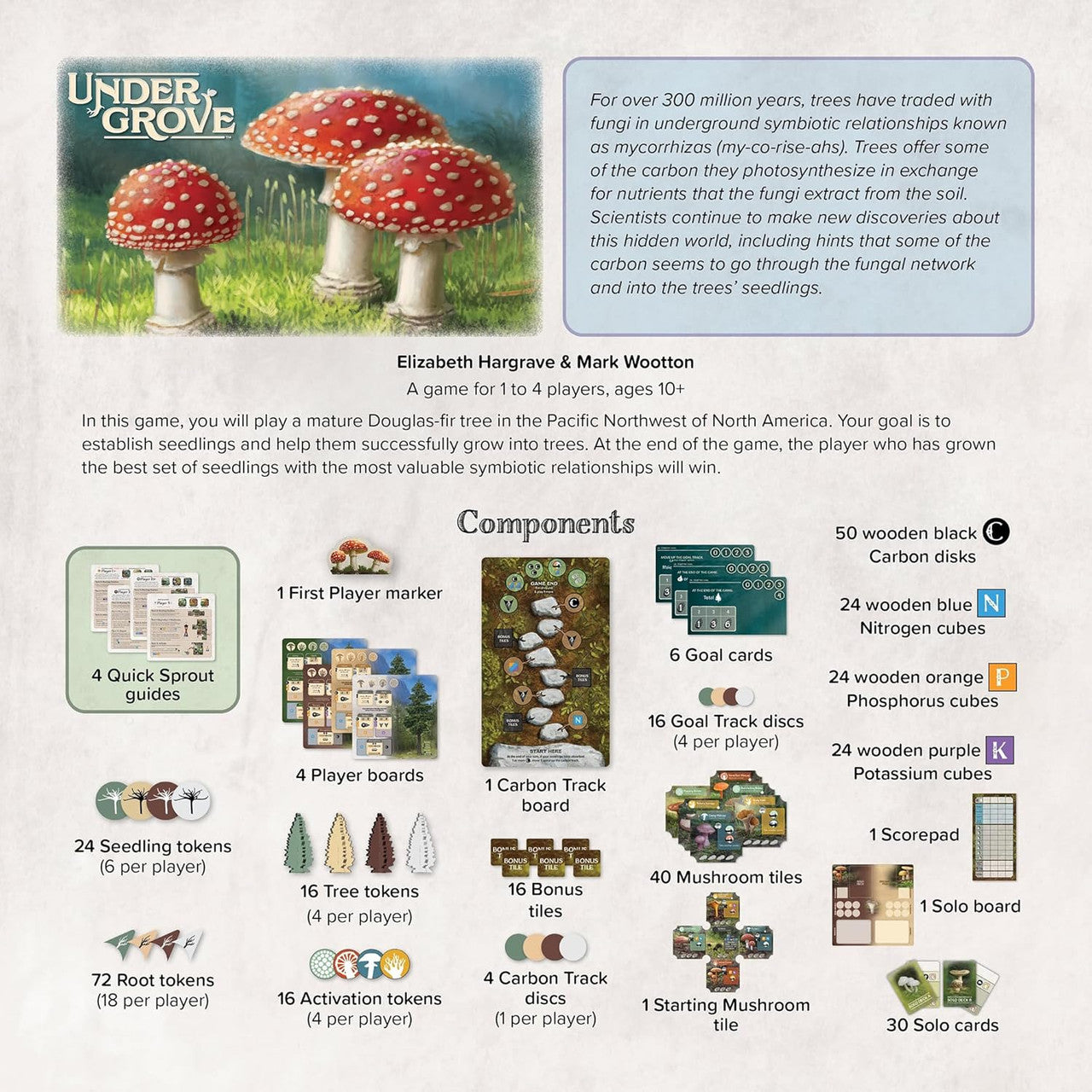 Undergrove Tile Placement And Pick-Up And Deliver Board Game AEG1038