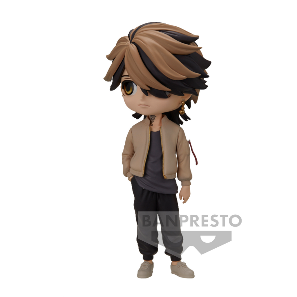 Banpresto Kazutora Hanemiya Figure (Ver. B) Tokyo Revengers Qposket Anime Collectible Figure by Bandai Spirits BPR19145