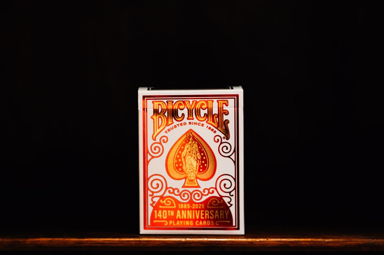 Bicycle Playing Cards 140th Anniversary Edition Premium Collectible Deck Celebrating Historic Legacy of Bicycle JKR10045697