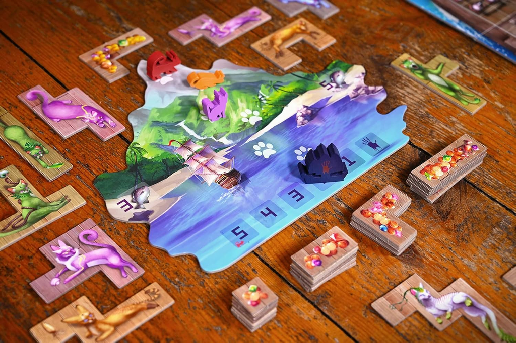 City Of Games The Isle Of Cats Refreshed Edition Strategic Cat Rescue Board Game TCOK625
