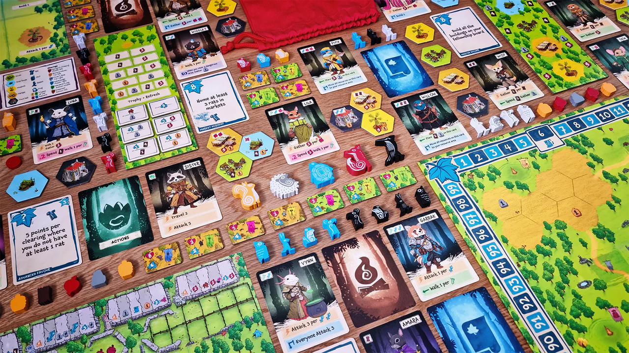 City Of Games Emberleaf Competitive Strategy Board Game Set in Forest and Fellowship TCOK701
