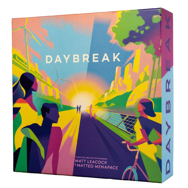 CMYK Daybreak Cooperative Game Climate Change Awareness Board Game from Pandemic Creator DAY01