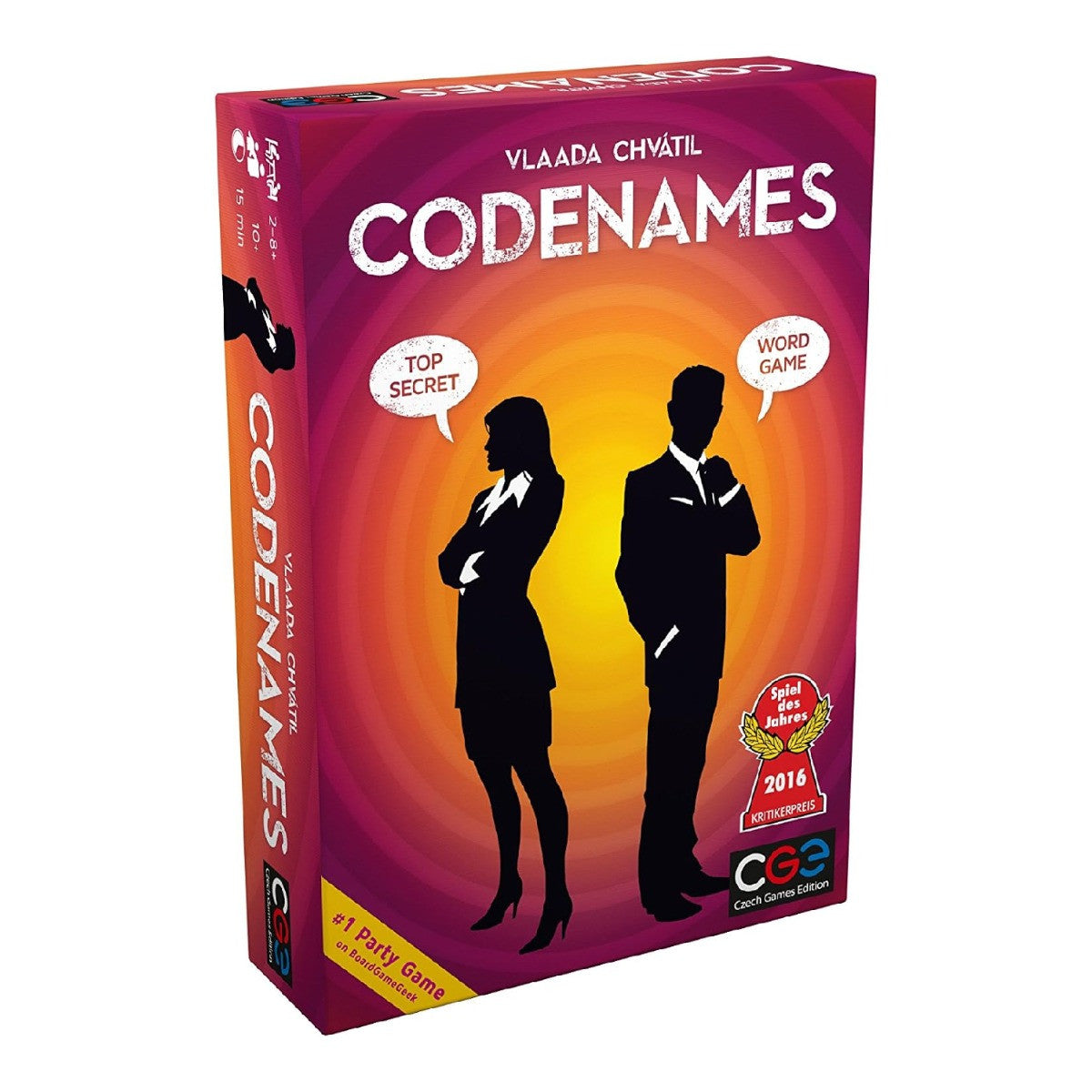Czech Games Codenames Bundle Set Includes Codenames and Codenames Duet, 2-Player Word Deduction CGE-00031K1