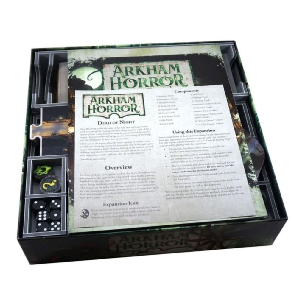 Fantasy Flight Games Arkham Horror Third Edition Cooperative Board Game with Eldritch Vault Insert FFG-AHB01-K1