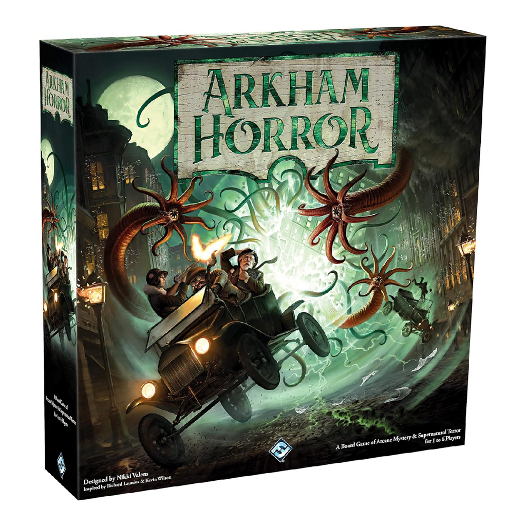 Fantasy Flight Games Arkham Horror Third Edition Cooperative Cosmic Horror Board Game Ages 14 Plus 1 to 6 Players FFG AHB01