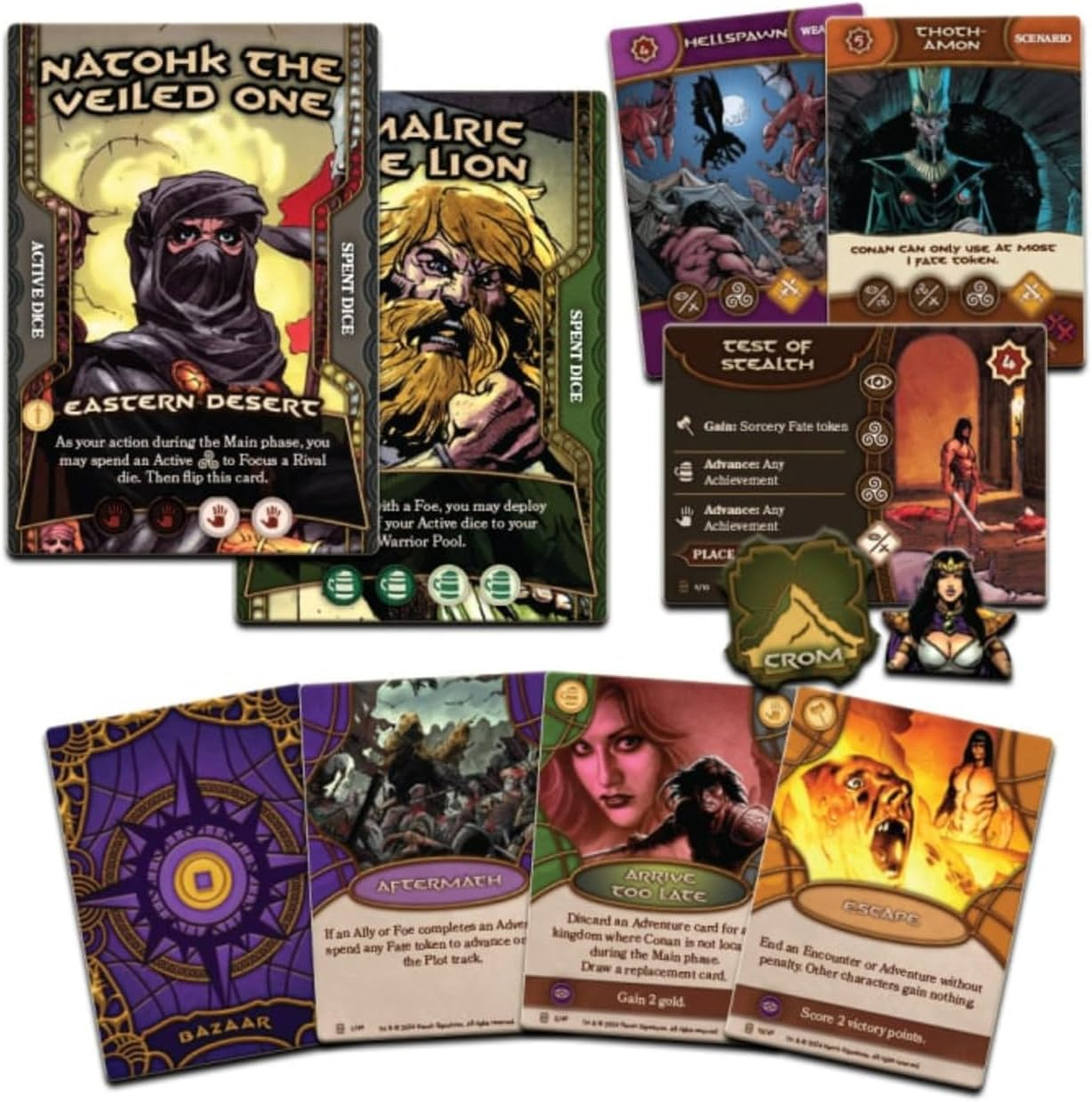 Gale Force Nine Adventures of Conan Nemedian Chronicles and Queen of the Black Coast GF9CON02