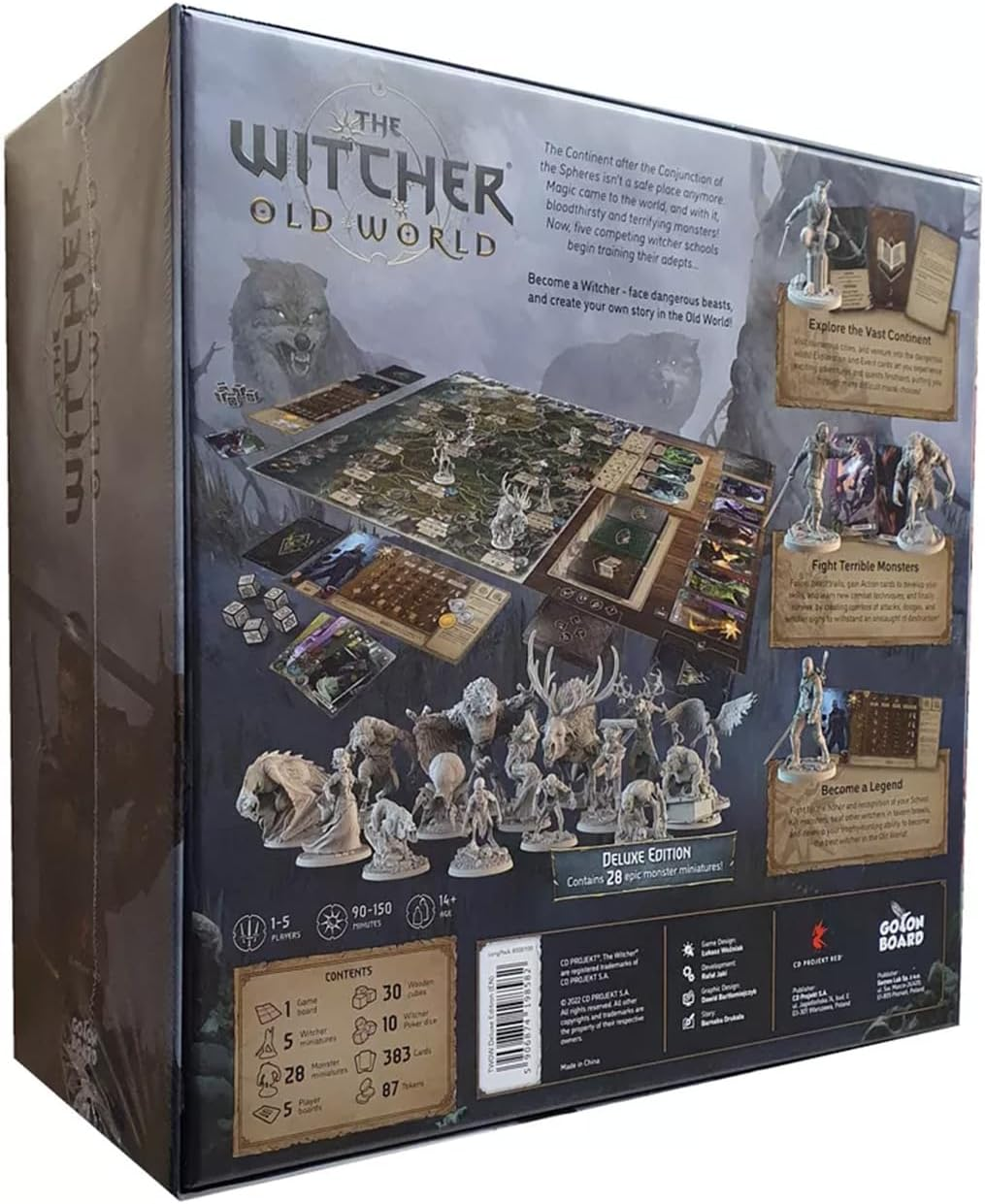 Go On Board The Witcher Old World Deluxe Edition Board Game Fantasy Adventure Strategy Game TWOW07