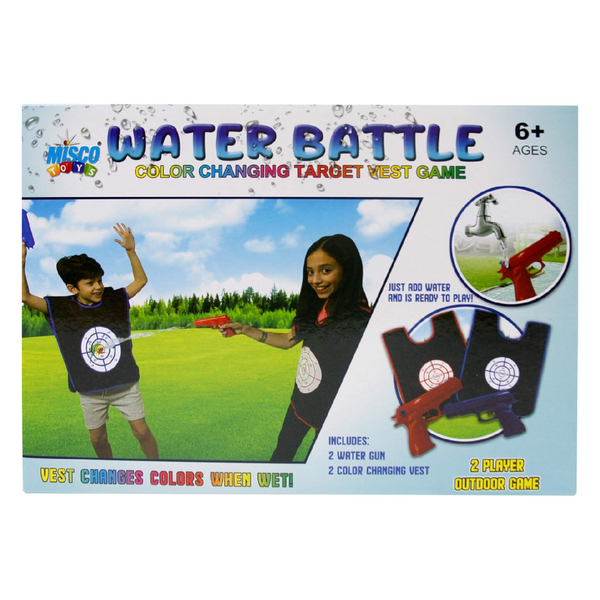 Miscounting Toys Misco Toys Kid AOS 4 Piece Water Battle Game Set Color Changing Target Vests Toy Guns Ages 6 Plus MT2084 24