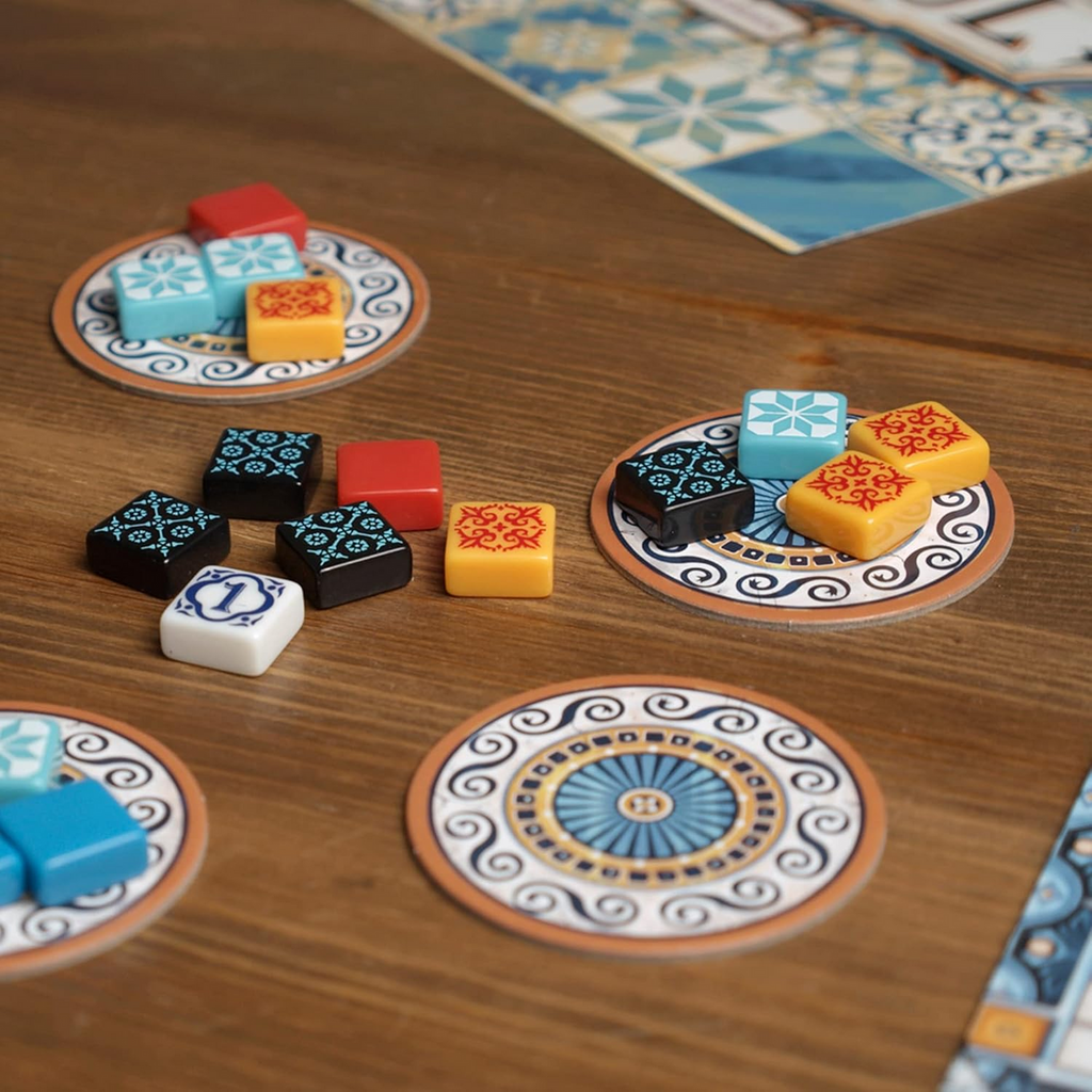 Next Move Games Azul Board Game Strategy Board Mosaic Tile Placement Family Board Game for Adults and Kids Ages 8 Up 2 to 4 Players NM6010