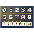 Repos Production The Number Party Game Fun Risk Taking Strategy Board Game for Family Game Night Great Family Game for Kids and Adults Ages 8 Plus 3 to 5 Players Average Playtime 15 Min TN EN01