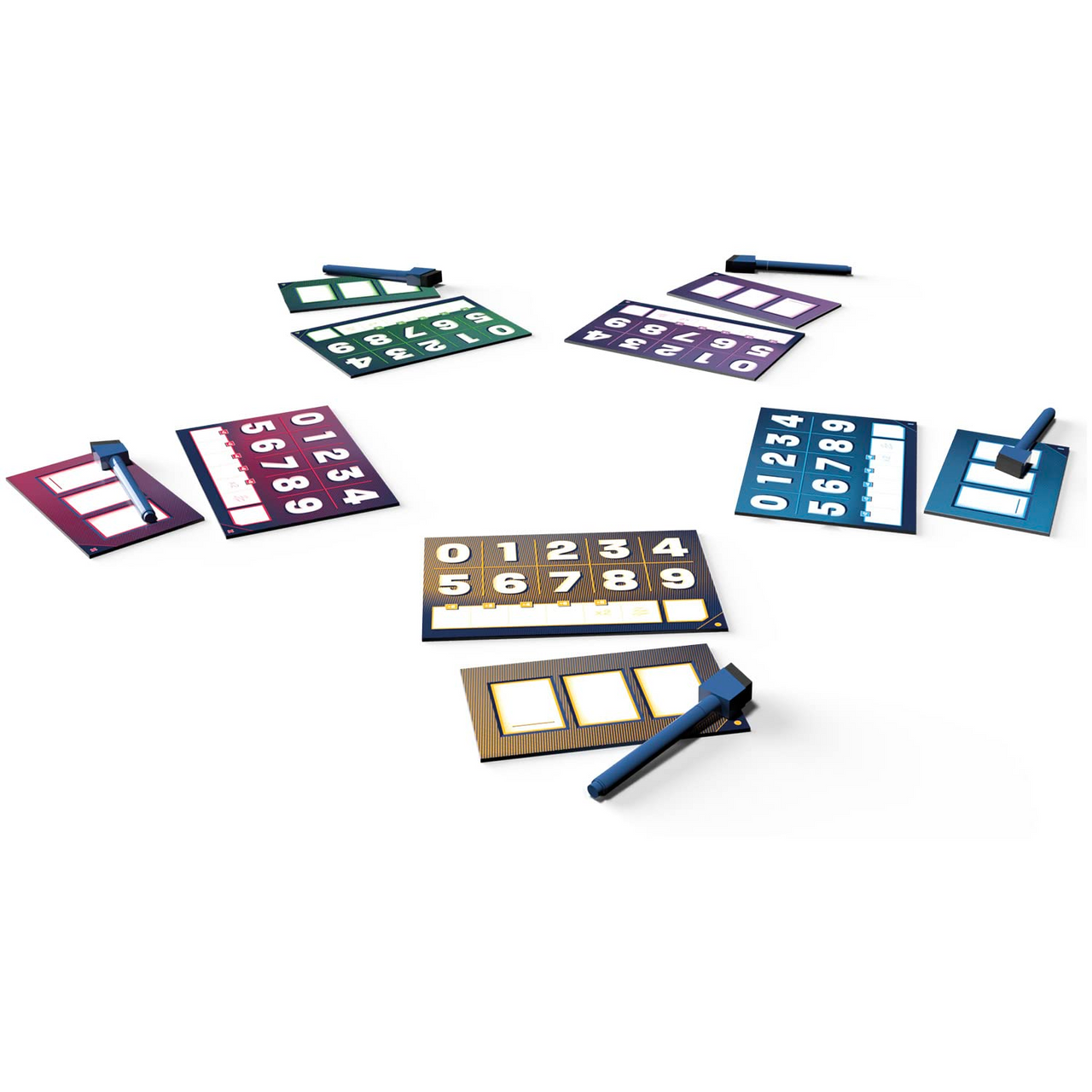 Repos Production The Number Party Game Fun Risk Taking Strategy Board Game for Family Game Night Great Family Game for Kids and Adults Ages 8 Plus 3 to 5 Players Average Playtime 15 Min TN EN01