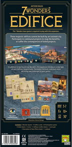 Repos Production 7 Wonders Edifice Board Game EXPANSION Ancient Civilization Building Strategy Game Fun Family Game for Kids and Adults Ages 10 Plus 3 to 7 Players Average Playtime 30 Mins SV05EN