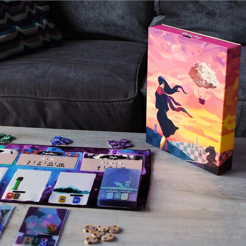Road to Infamy Board Games Canvas Card Game Creative Art Themed Strategy Hand Management and Set Collection Game for Adults and Teens Ages 14 Plus 1 to 5 Players Made by R2i Games Mixed CANVAS01