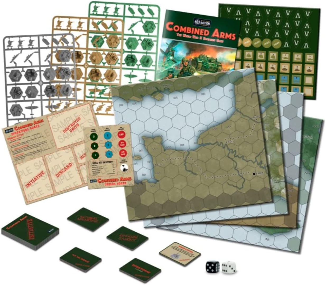 Warlord Games Bolt Action Combined Arms WWII Campaign Board Game WRL401010014