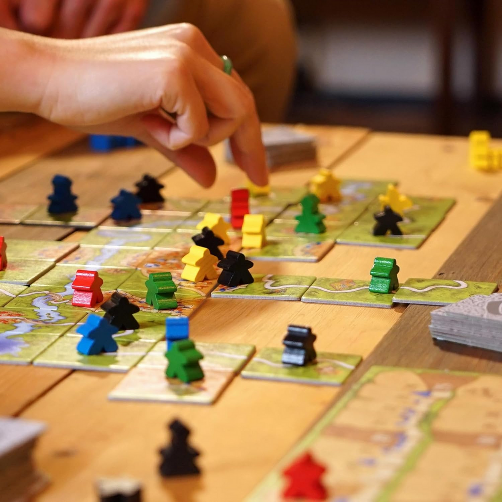 Z-Man Games Carcassonne Board Game Standard Edition Classic Tile-Laying Strategy Game Family Fun ZMG-ZM7810