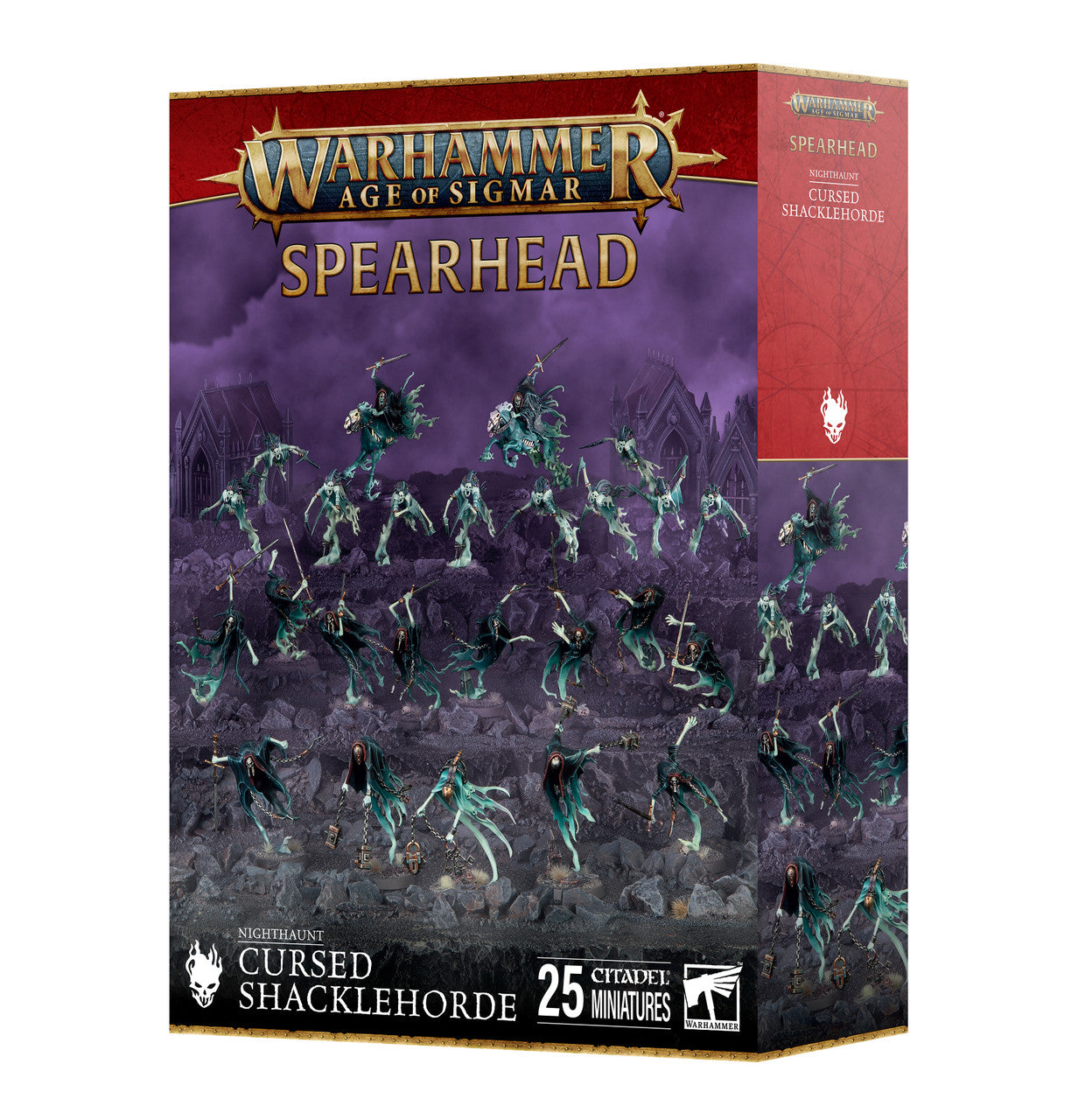 Games Workshop Warhammer Age Of Sigmar Cursed Shacklehorde Spearhead Plastic Box 70-914