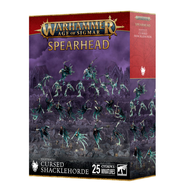 Games Workshop Warhammer Age Of Sigmar Cursed Shacklehorde Spearhead Plastic Box 70-914