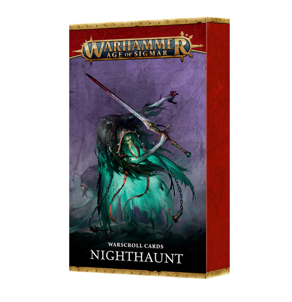 Games Workshop Warhammer Age Of Sigmar Nighthaunt Warscroll Cards English Gw-2025-91-15
