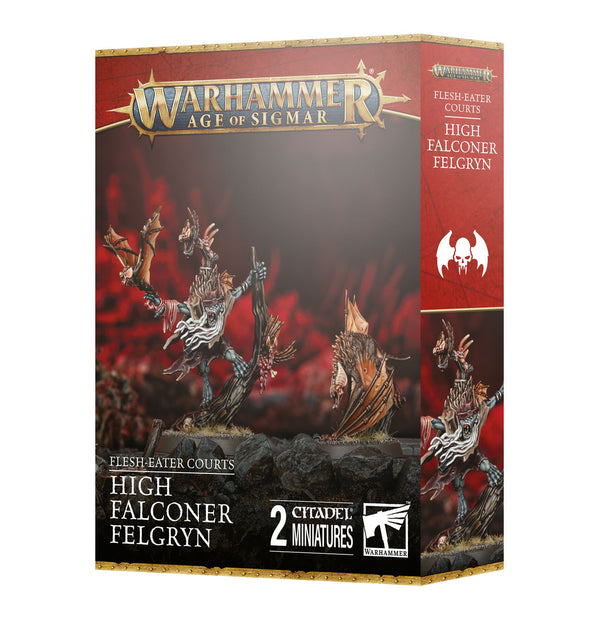 Games Workshop Warhammer Age Of Sigmar Flesh-Eater Courts High Falconer Felgryn Plastic Box 91-87