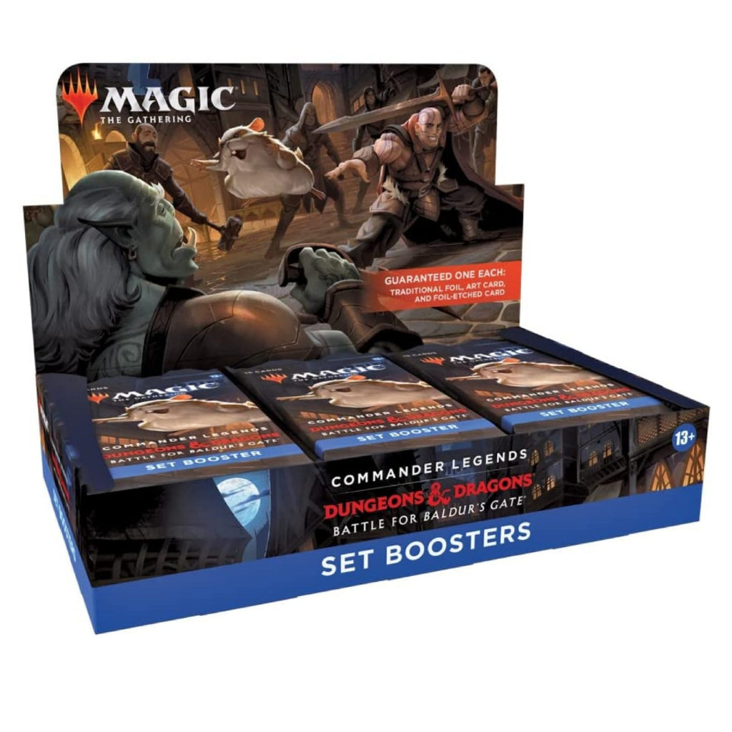 MTG Magic The Gathering CCG Commander Legends Battle For Baldur's Gate Set Booster Display 18 Pack BBG-SBD